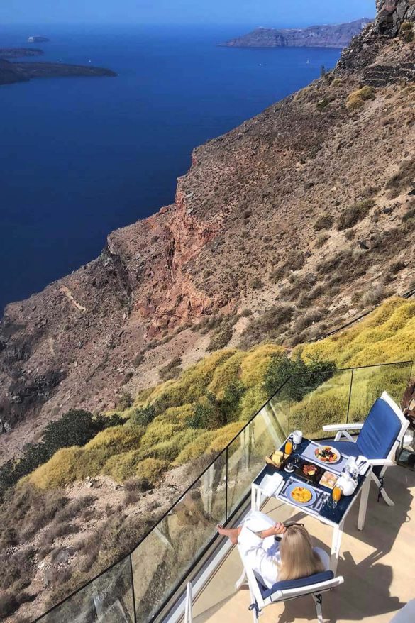 iconic Santorini hotel review