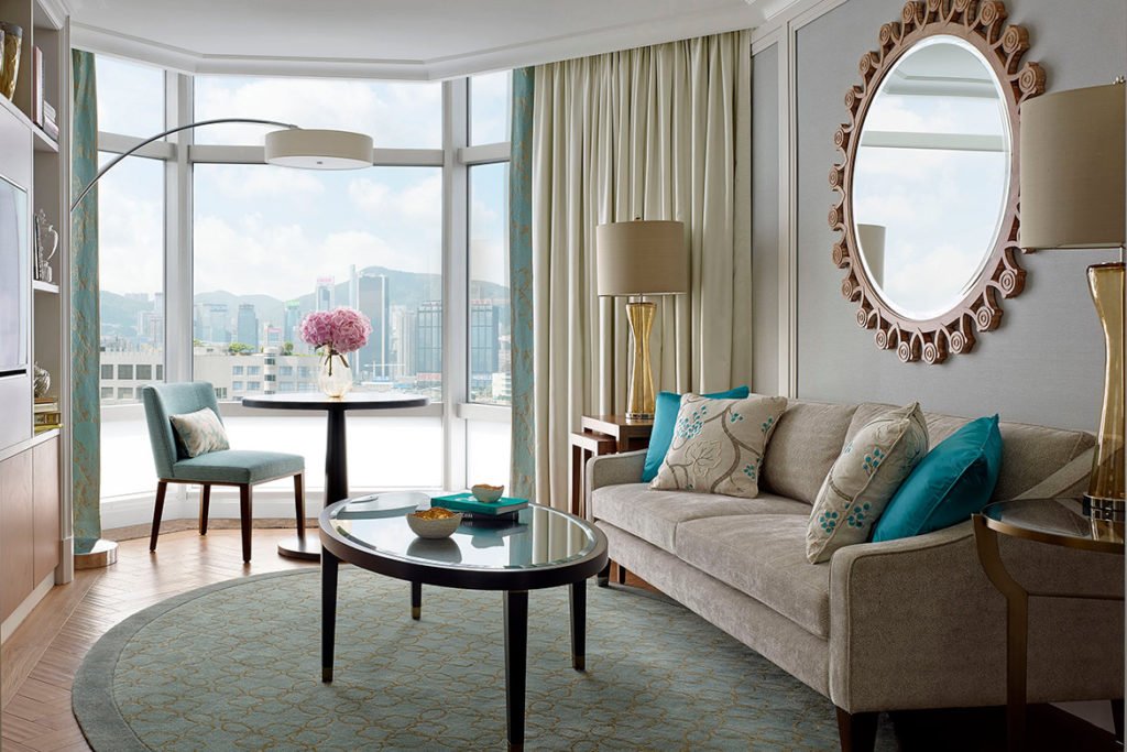Langham Hong Kong Hotel Suite Living Room