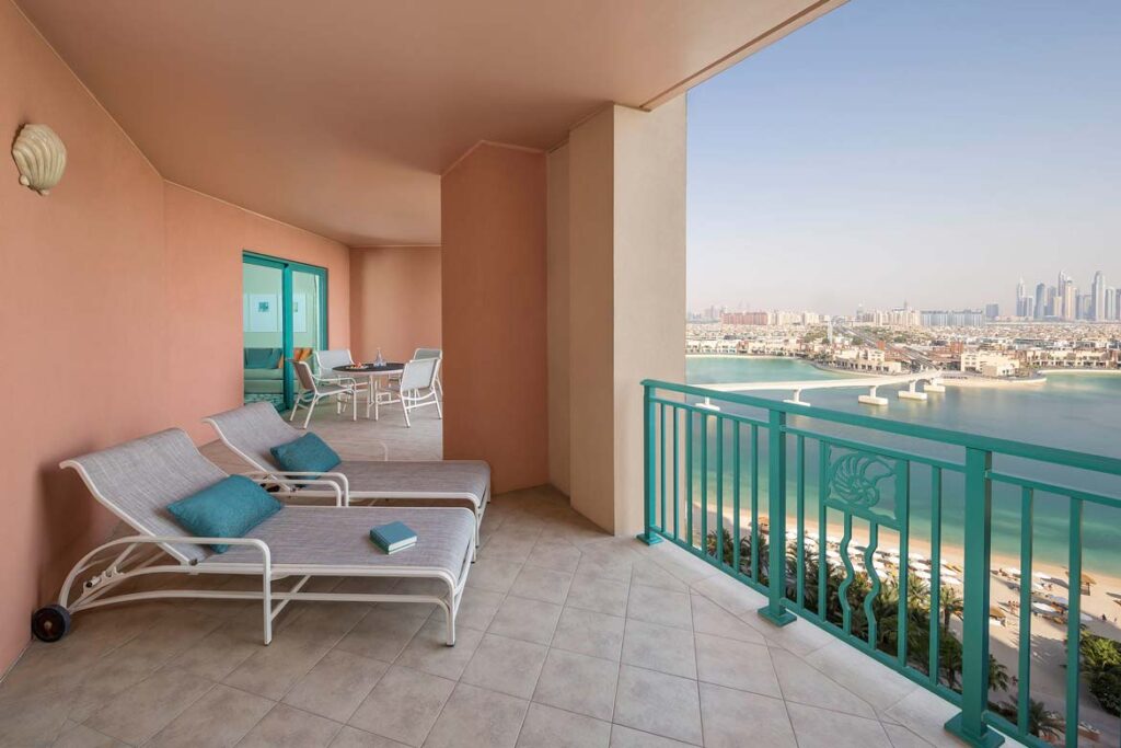 atlantis dubai terrace suite balcony review