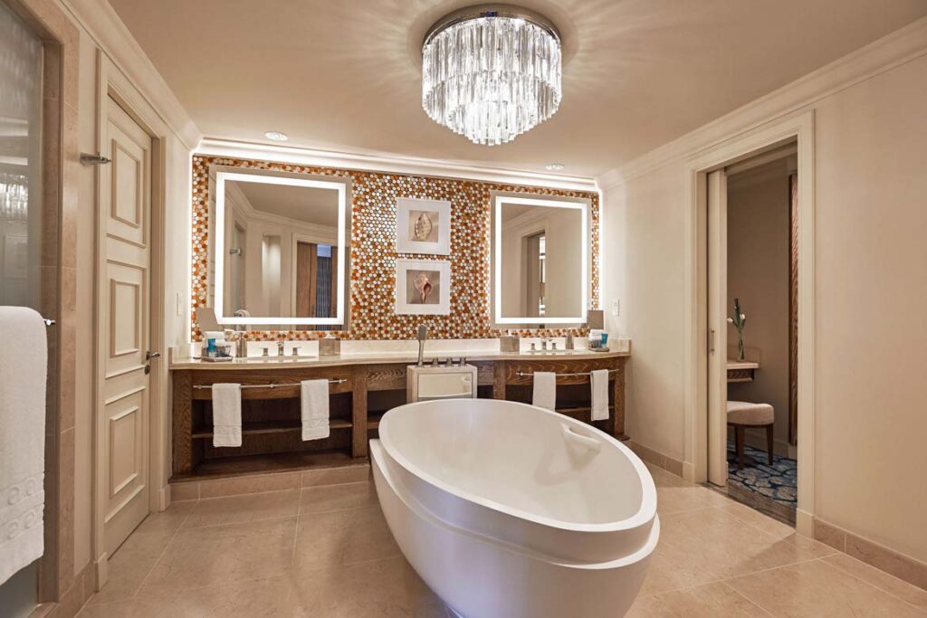 atlantis dubai terrace suite bathroom review