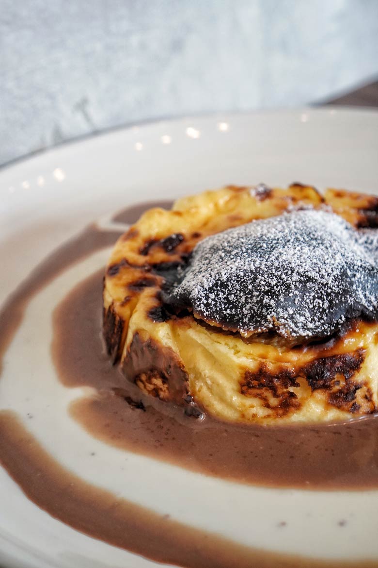 Burnt Basque Cheesecake at 11 Woodfire Dubai Restaurant Review Akmal Anuar