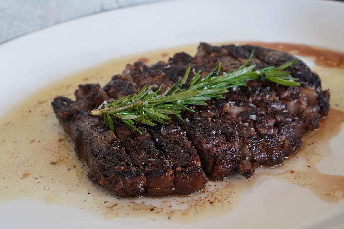 Rib Eye Steak at 11 Woodfire Dubai Restaurant Review Akmal Anuar